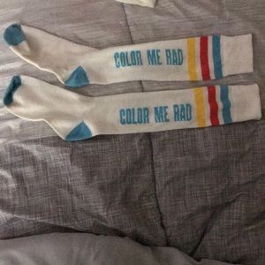 Color Run socks. Used but in good condition.